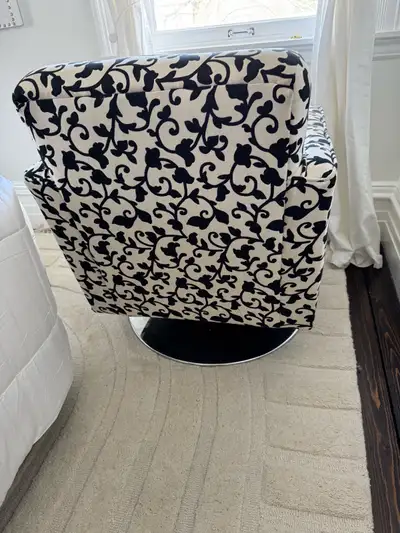 Chair black and white, View more