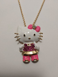 Betsey Johnson Hello Kitty & Cat Necklaces, 27" in length$15