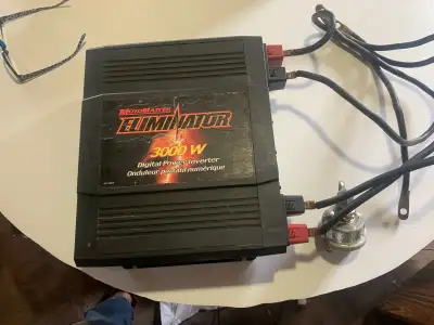 3000 W power converter with wiring and toggle switch, View more