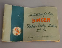 Singer 99-31 sewing machine manual.