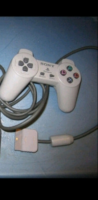 SONY PLAYSTATION 1  PS1 GREY CONTROLLER $25