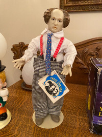 ''Larry'' 14" doll (From the 3 Stooges) on stand