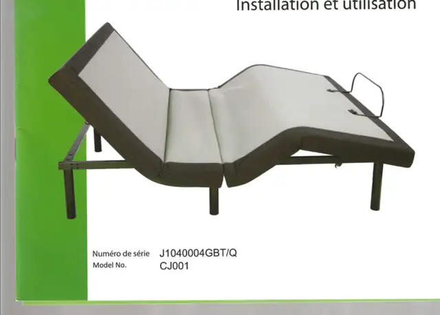Twin XL Remote adjustable  GHOSTBED 37" x  79" x 14"63005665659649121