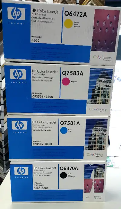 Hp Laser Color toner Brand New, View more