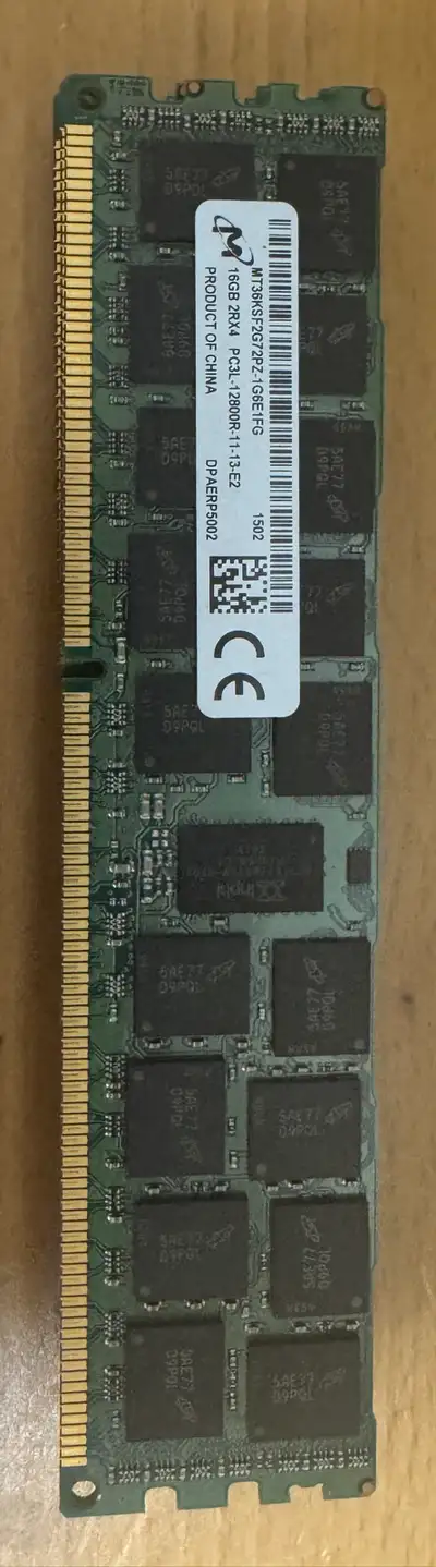 16GB PC3-12800R RDIMM for Server, View more