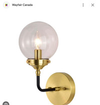 Brand new Golden sconce light