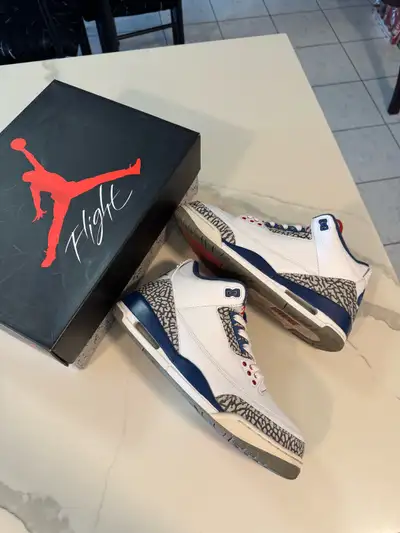 Air Jordan 3 True Blue - Size 9.5M, View more
