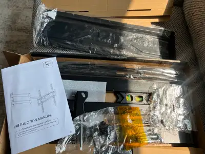 USX MOUNT Full Motion Long Arm TV Wall Mount for Most 32-65 Inch TVs up to 80 Lbs, TV Wall Bracket w...