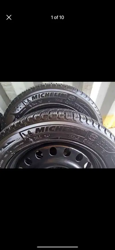 Set of 4 NEW MICHELIN winter tires with rims (215 55 17) pattern (5×114.3) 2021 TOYOTA CAMRY
