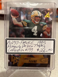 Favre GB Packers Pinnacle Passer Trophy NFL Showcase 304 