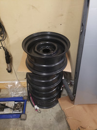 15" Mopar steel wheels
