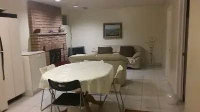 Furnished basement available for rent in Woodbridge, Vaughan 2 bedrooms 1 bathroom Living room Kitch...