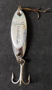 Vintage Weber Champ silver-plated ½-ounce fishing lure / bait