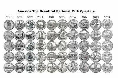 State quarters issued 1999 - 2009 and National Park quarters issued 2010 - 2021 Send me your list of...