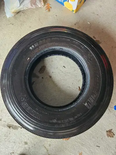 2 used 11R22.5 Michelin tires