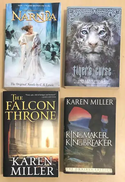 Paperback Fantasy Novels ($10 each) Narnia Rothfuss +, View more