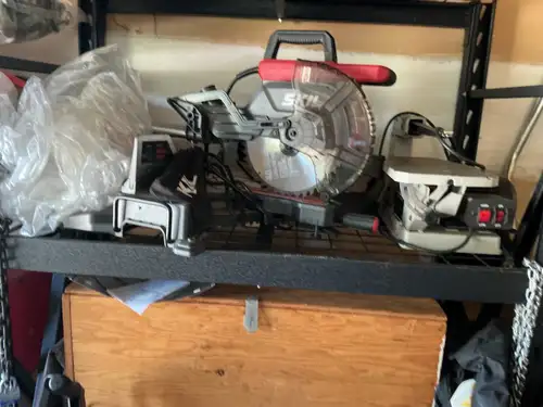 Skil saw 10” slider $125 Scroll saw $60 Both in working condition