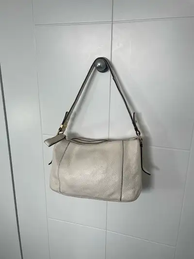 Michael Kors White Leather Shoulder Bag, View more