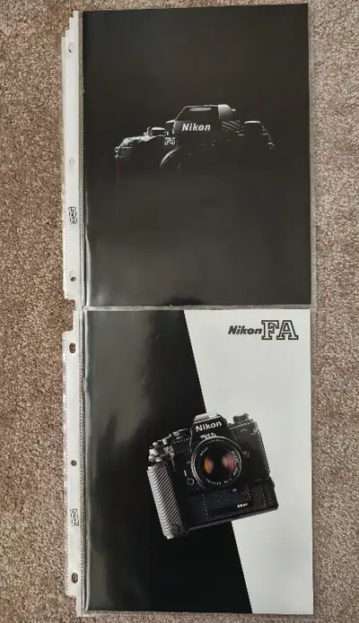 Nikon Camera Pamphlets, Brochures Collections,  other Catalogs, View more