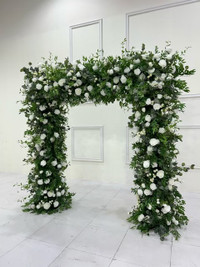 Flower wall, flower arches, backdrop