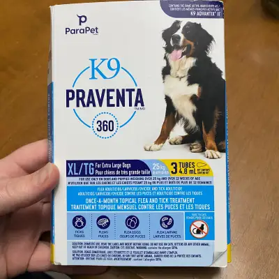 XL Dog flea and tick treatments for 3 months, View more