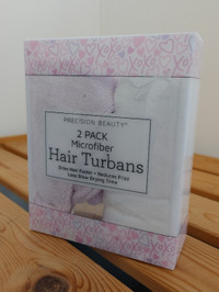 Box of 2 microfibre hair turbans (brand new!)