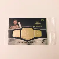 2014 Topps WWE CM Punk Championship Belt Commemorative Card