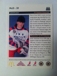 NHL 1992 Lot De 80 Cartes All Star Mcdo UpperDeck