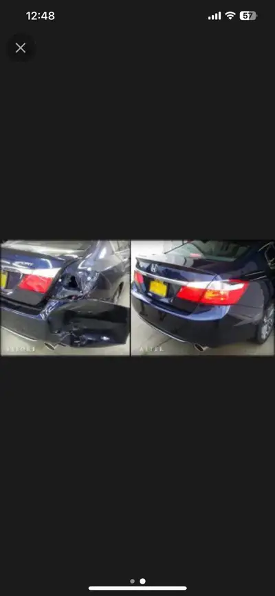 WE COME TO YOU to your home or office save time save money, dent repair, pushed in or cracked. Bumpe...