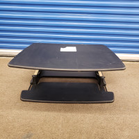 Sit Stand Desk Black Ergonomic Adjustable Home Office K6668