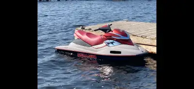2 Sea Doos with Trailer RXP 4-Tech Supercharged & inter-cooled, 2005, new seats (seats 2), great con...