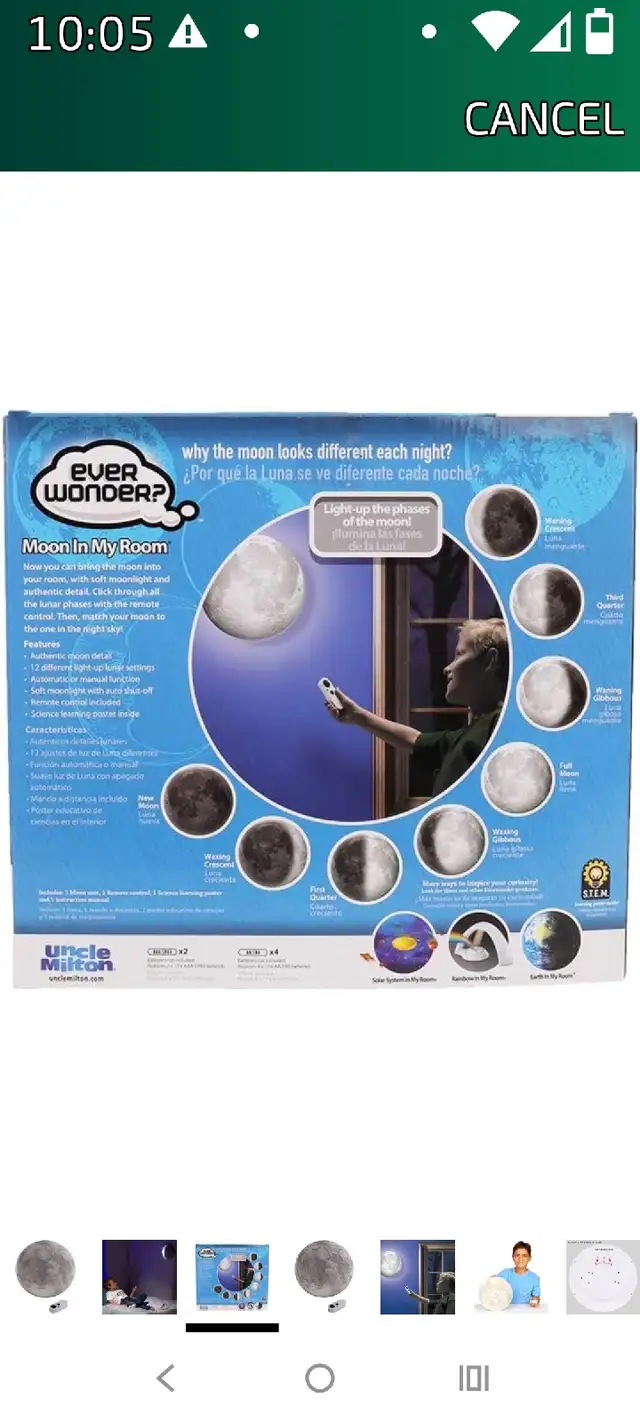 Moon Night Light in Indoor Lighting & Fans in Brantford - Image 3