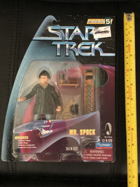 NEW vintage Playmates Star Trek Mr Spock figurine 