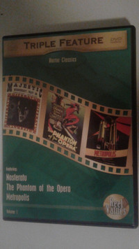 Nosferatu,Metropolis et Phantom of the opera