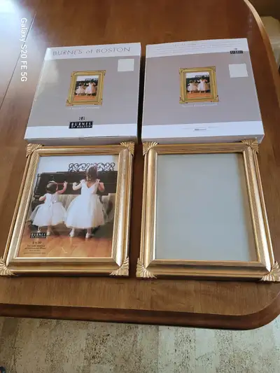 Muted Gold Tone Photo Frames - 8 x 10, 5 x 7 inches, View more