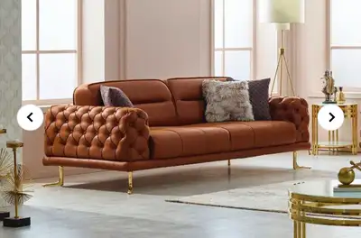 3 seat sofa brown, View more