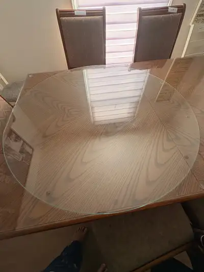 vitre protectrice table ronde , View more