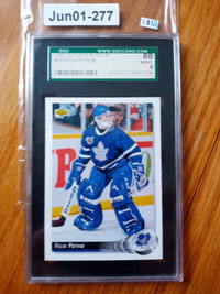 1992-93 UPPER DECK FELIX POTVIN TORONTO MAPLE LEAFS #79 SGC 88