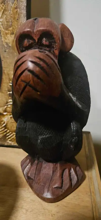 Three Wise Monkeys Wooden Carvings, View more