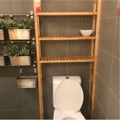 Ikea Molger tall slim bathroom shelf, View more