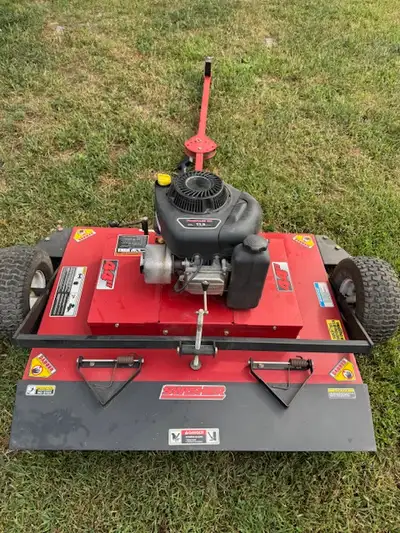 Swisher 44” Tow-Behind Mower–11.5 HP Briggs & Stratton, Like New, View more