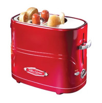 Nostalgia HDT600RETRORED Retro Series Pop-Up Hot Dog Toaster