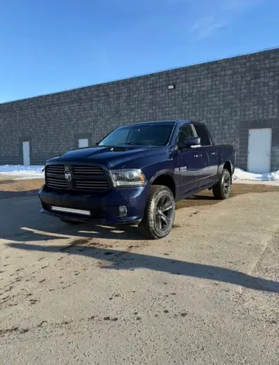 I'm selling my 2016 ram 1500 sport with 179,000 kilometres runs and drives great has winter tires on...