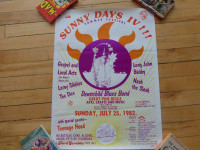 Sunny Days IV Music Poster 1982