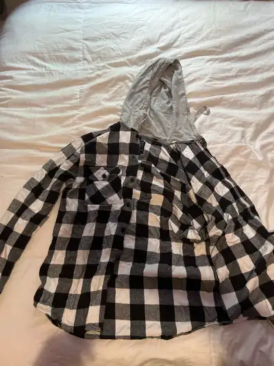  flannel jacket with hoodie , View more