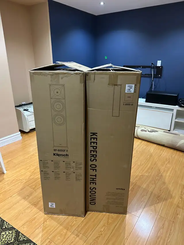 Klipsch RP8000FII empty boxes for sale in Speakers in Markham / York Region - Image 2
