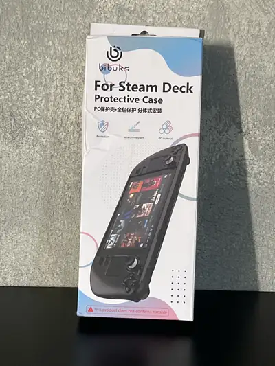 This is a new Protective Case for Steam Deck providing great protection with a high quality PC mater...