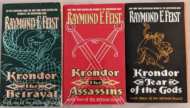 The Riftwar and Legacy trilogies by Raymond E. Feist in Fiction in Oakville / Halton Region - Image 3