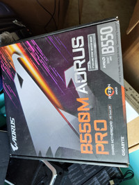 Brand new unopened B550M Aorus