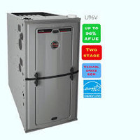 Gas Single stage and Two stage Furnaces on sale with install!
